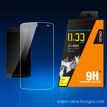 0.33mm Round Angle Anti-crack Tempered-glass Screen Protector for Lg Nexus5
